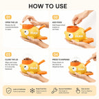 Interactive Duck Puzzle Treat Dispenser for Dogs & Cats – Slow Feeder Toy