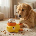Interactive Duck Puzzle Treat Dispenser for Dogs & Cats – Slow Feeder Toy
