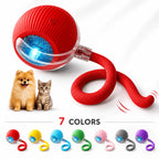 Interactive Rolling Ball for Dogs & Cats – USB Rechargeable Motion-Activated Light-Up Toy