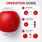 Interactive Rolling Ball for Dogs & Cats – USB Rechargeable Motion-Activated Light-Up Toy